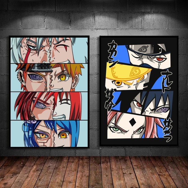 Imprimir Na Tela Japonês Anime Naruto Classe 7 Quadrinhos Pictures Room  Home Wall Stickers Decoração Presentes Clássico Kid Figuras de Ação -  AliExpress